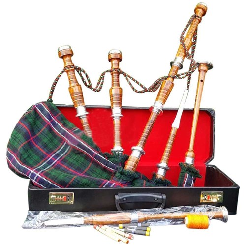 Great highland bagpipe silver - great,