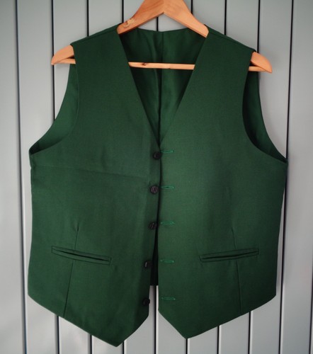Green scottish kilt waistcoat - kilt,