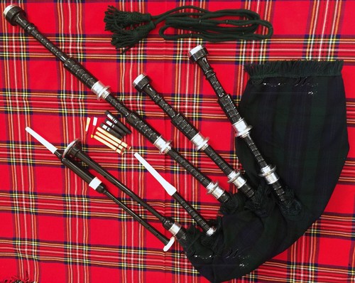 Scottish bagpipes rosewood - scottish,