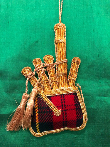 Scottish bagpipes tartan - scottish,