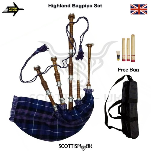 Scottish bagpipe set - scottish,