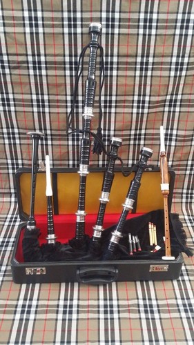 Scottish bagpipe rosewood - bagpipe,