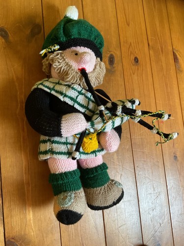 Scottish highlander bagpiping - scottish,