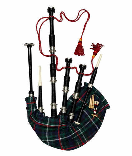 Scottish tartan bagpipe - scottish,
